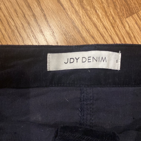 Womens JDY Denim corduroy mini skirt button front yolk waist - Picture 6 of 13